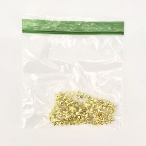 Vtg Avon Christmas Is Coming Advent Calendar Gold Beaded Garland